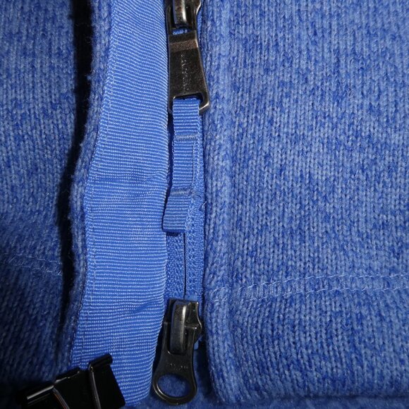 Lands End Sweater knit fleece lined zip front jacket - Picture 5 of 7